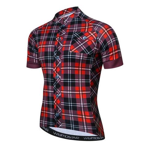 Performance Red Cycling Jersey
