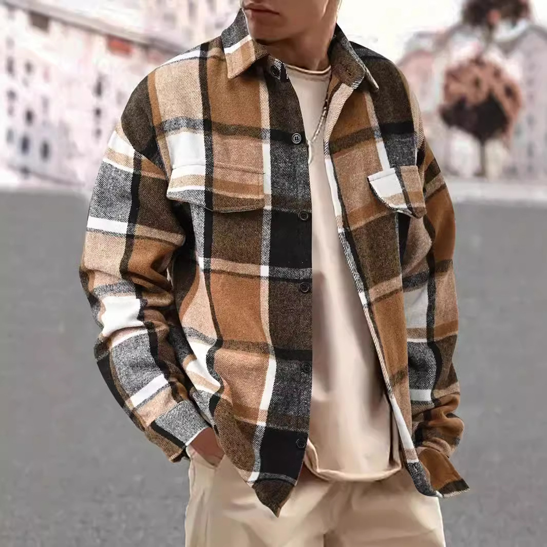 Brushed Slim Flannel Shirt